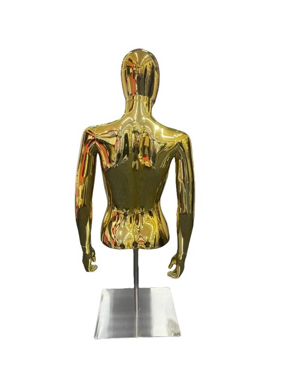 Female Half Body with Arms and Metal Stand - 74cm Height, Gold and White Colour available - UK Stock 0