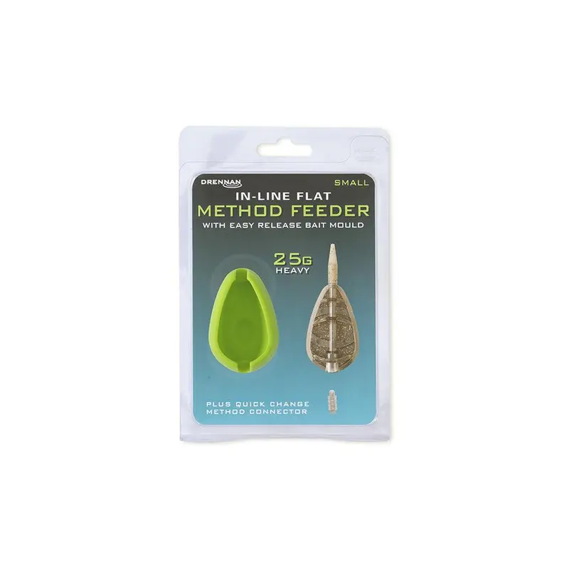 DRENNAN IN-LINE FLAT METHOD FEEDER WITH MOULD SMALL 25g 0