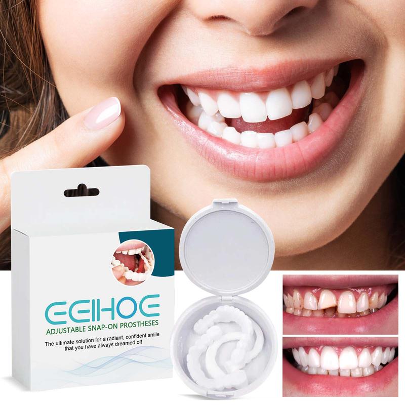 EELHOE Adjustable Buckle Dentures, Modified Teeth Interdental Set Orthodontic Dentures Set 0