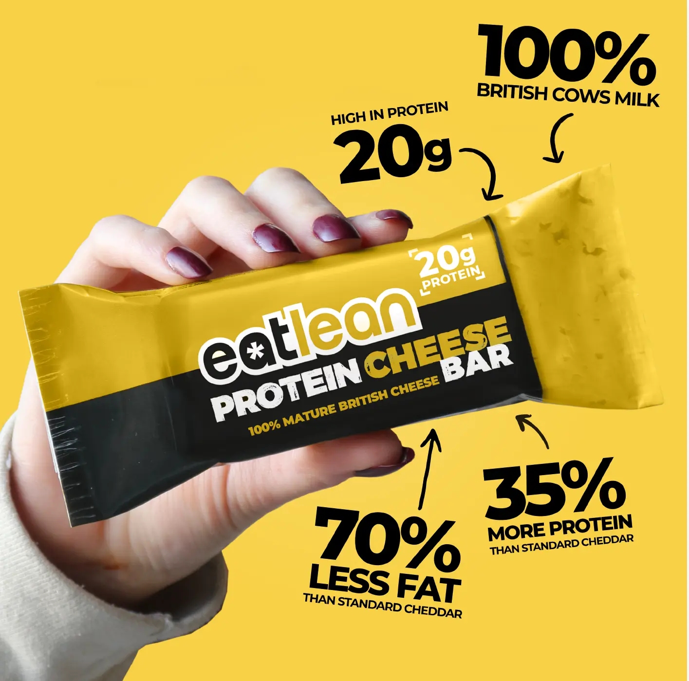 Eat Lean 60g Cheese Bar Snack