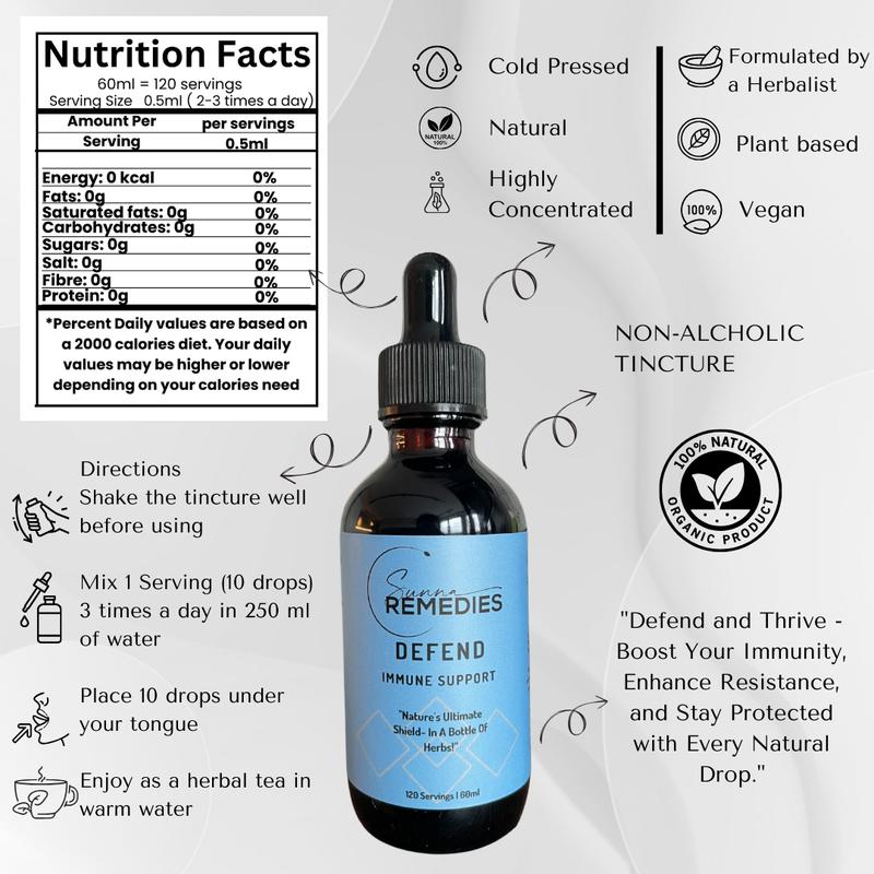 Defend Immune Support Tincture- "Natures Ultimate Shield- In A Bottle Of Herbs" 2