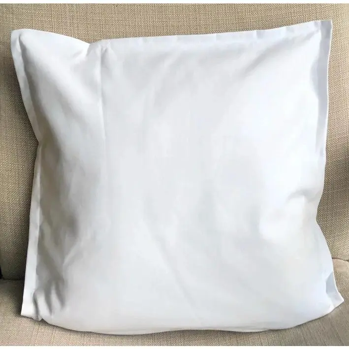 100% Cotton cushion cover Plain White