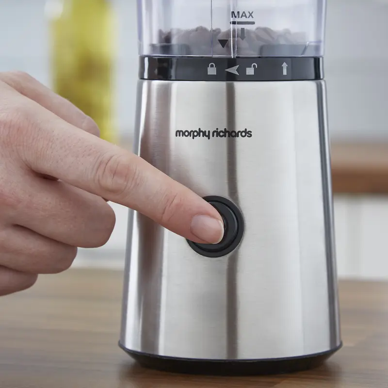 Morphy Richards Brew & Blend Coffee Grinder & Milk Frother Set 7