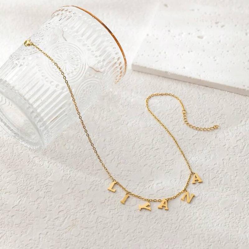 Necklace Personalised Name Stainless Steel 1