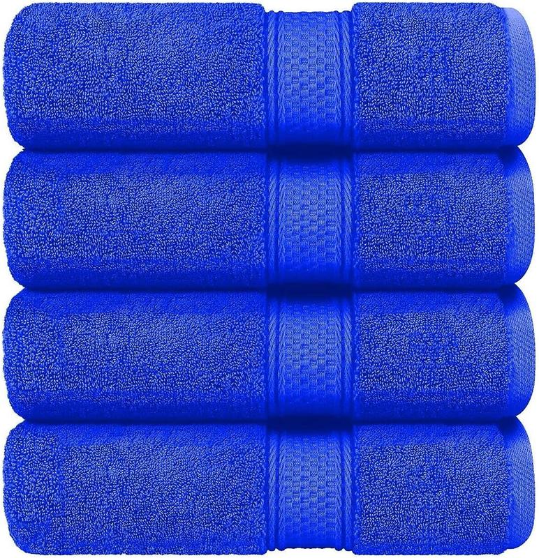 Pack of 4 Hand Towels Set Super Absorbent 550GSM 100% Cotton Hotel Quality Quest Towels Set Small Hand Towel For Bathroom Size 50x80  bathtowel quick-dry plain Kitchen Towel 3