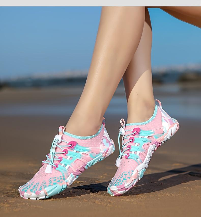 Product Introduction of Girl's Bare Water Shoes With Adjustable Buckle, Breathable Quick Dry Non Slip For Kid's Summer Beach Walking/Pool Swimming/Outdoor Activities 10