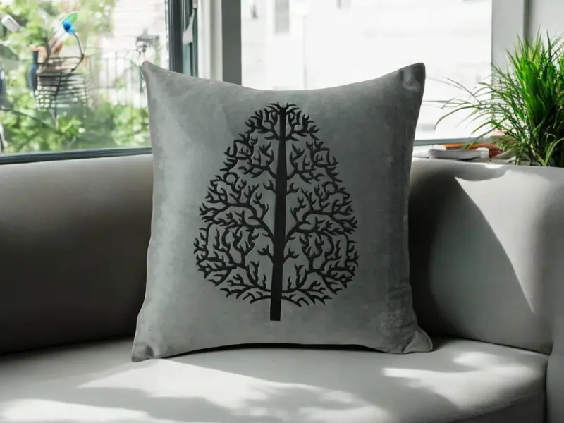 16"x16" Luxury Velvet Cushion Cover with Laser Cut Motif - Velvet Front, Silk Back with Zip machine wash fade resistant cushion cushion  cover cushion  viral cushion  covers bedroom  covers cushion  covers colorful  cushion cushion  covers 4