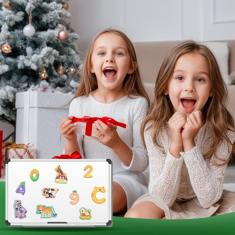 deAO Children's Magnetic Number and Pattern Puzzle – Montessori Math Learning Toy with Fridge Magnets, Ideal for Preschool Counting, Sorting, and Early Education, Perfect Gift for Kids Ages 3+ 8