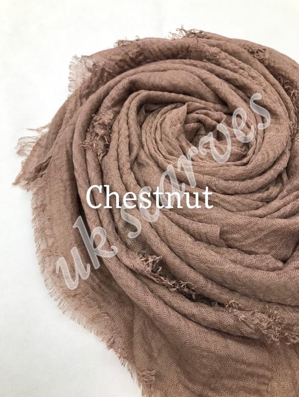 CRIMP CRINKLE HIJABS Scarf Ladies Plain Maxi Headscarf Crimp Scarves Shawl Ruffle 3