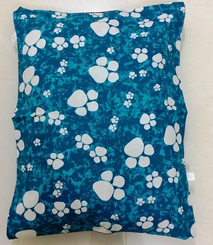 Large & Extra Large Polycotton Dog Bed | Random Colours Washable Zipped Cushion | Soft Cosy Dog Replaceable Zipped Washable Cover Pet Dog Bed Supplies Pet Pillow Available In Random Colours |Pet Dog Bed Cat Beds Luxury Soft Washable Puppy Cushion Pet 7
