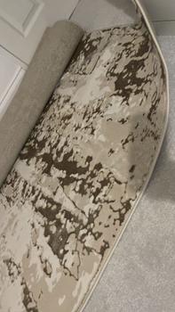 Product Review of Emperor Styra Abstract Rugs  - Beige from b**️ 0
