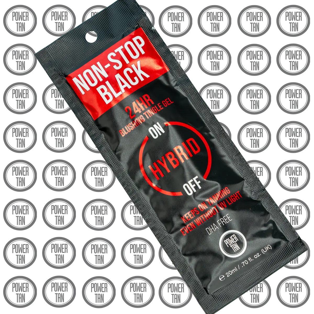 Power Tan Non-Stop Black Tingle Gelee (DHA Free) Hybrid UV Sunbed Tanning Accelerator Lotion 20ml Body Care Fragrance