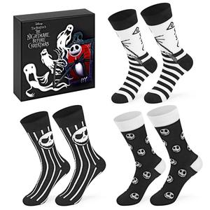 Disney The Nightmare Before Christmas 3 Pair Unisex Novelty Calf Length Socks