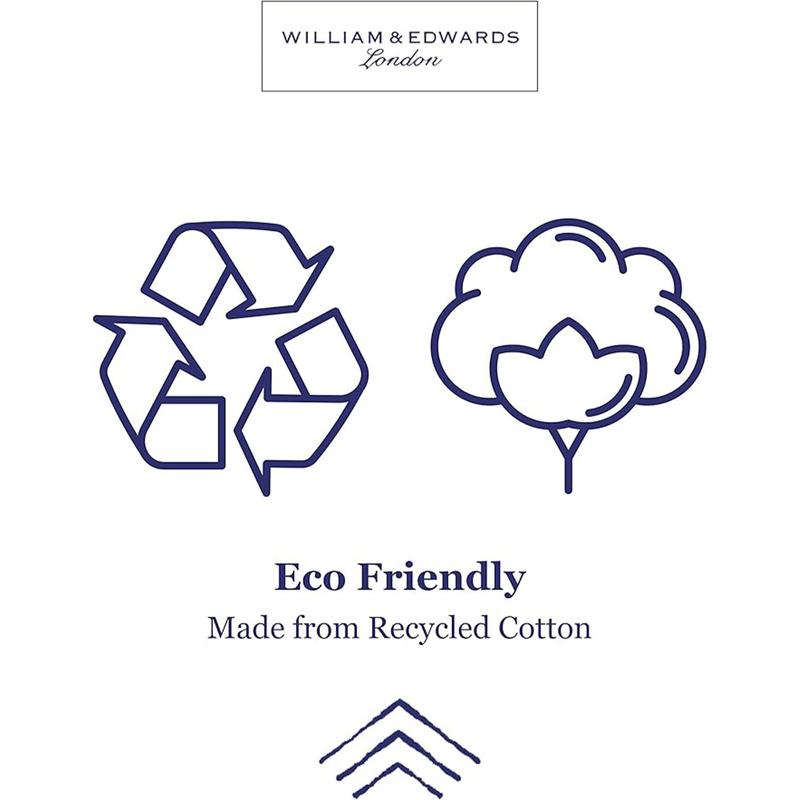 William & Edwards 14 Pairs - Men's Socks (6-11) Black Multipack, Smart and Luxurious, Breathable, Super Soft Cotton, Eco Friendly 6