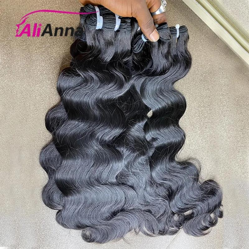 15A Super Double Drawn Virgin Body Wave Bundles Human Hair Raw Vietnamese Hair Bundles Human Hair Unprocessed Hair Extensions 1