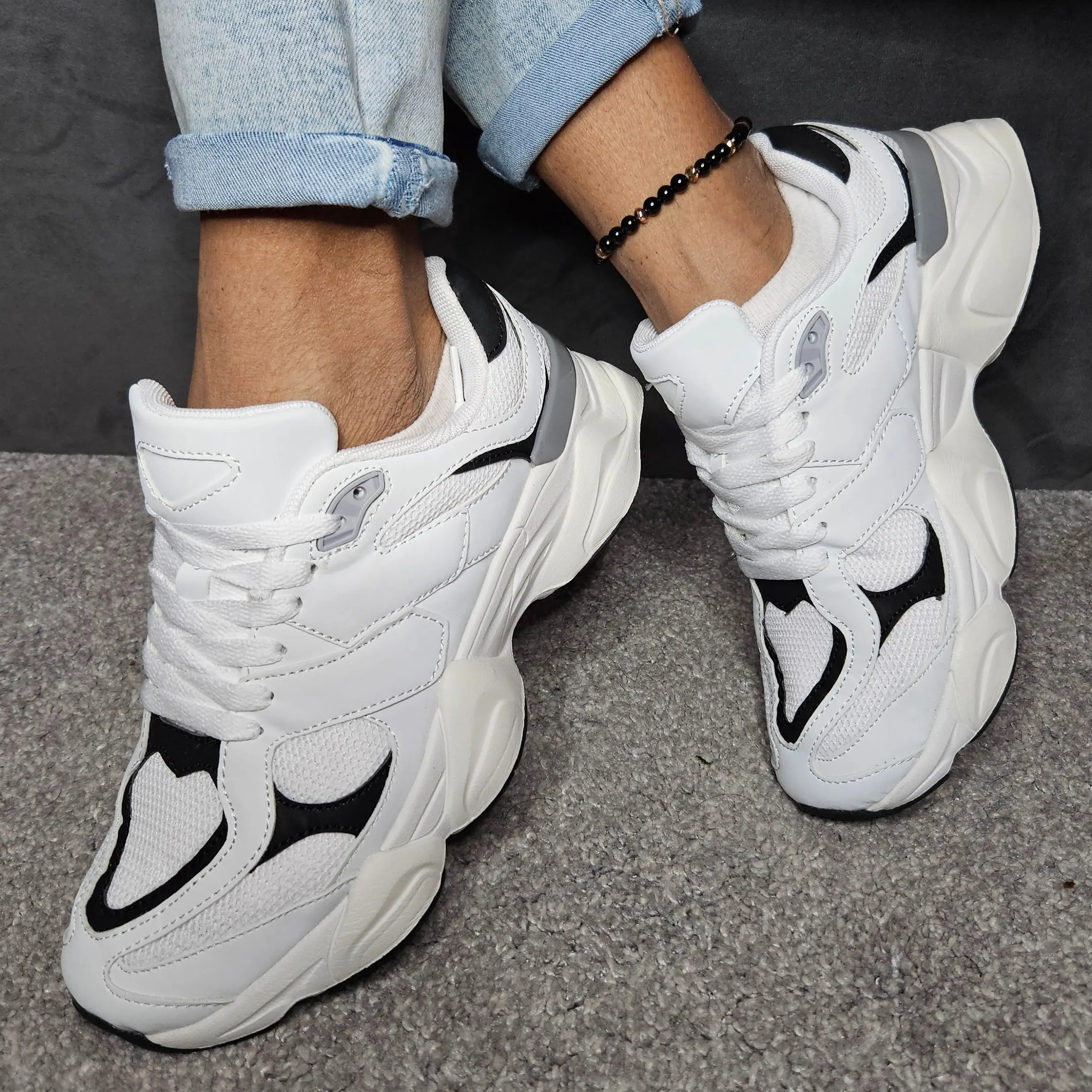 SoleVibes NEO Chunky trainers Sports Shoes Sneaker Casual Footwear Training