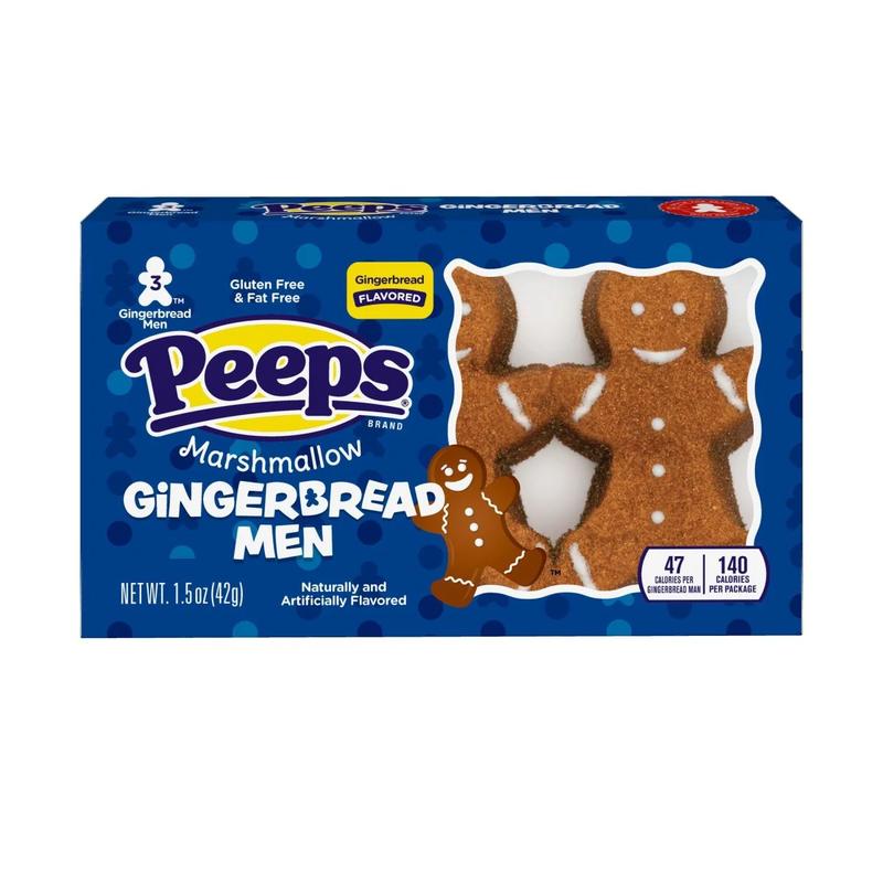 Peeps Marshmallows 3 Pack - Snowmen, Trees, Gingerbread Men, Pumpkins, Skulls, Ghosts & Monsters Available - Halloween Sweet Sugar Snack 6