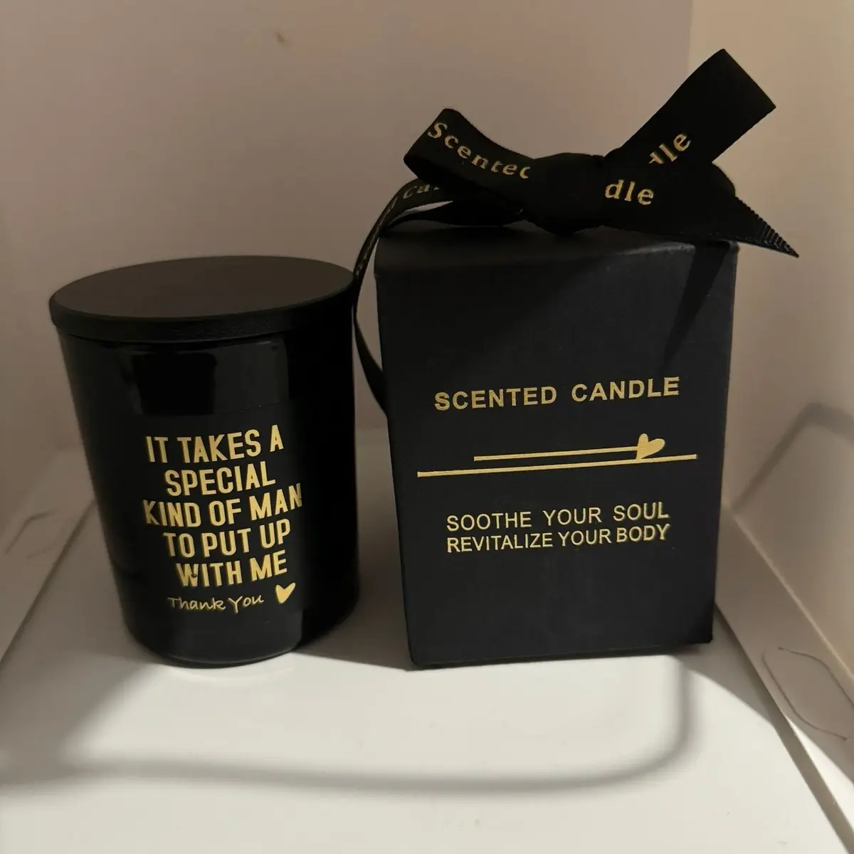 Decorative Candles with Quotes on - Home Fragrance - Ornaments