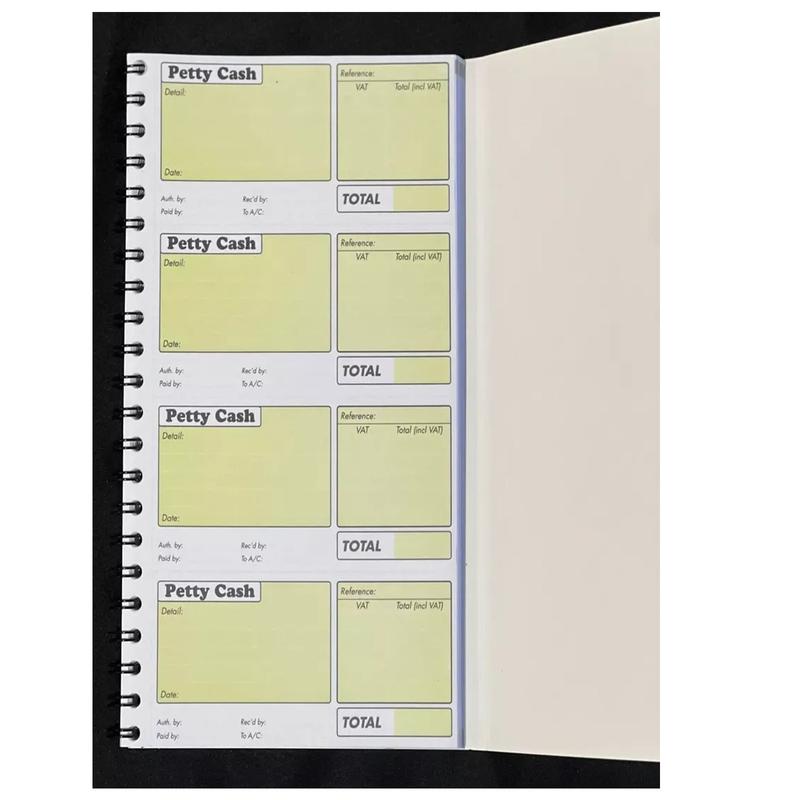 Pukka Pads Petty Cash Book 153x280mm (PET11/2/200) | Single Price | Ideal for Tracking Office, Business, or Personal Expenses | Durable and Easy-to-Use Financial Record Book 5