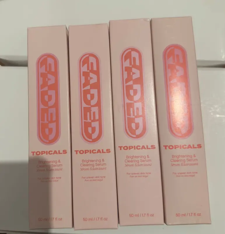 Faded Topicals Brightening and Clearing Serum for Uneven Skin Tone 50ML Comfort Cream  Skincare 1