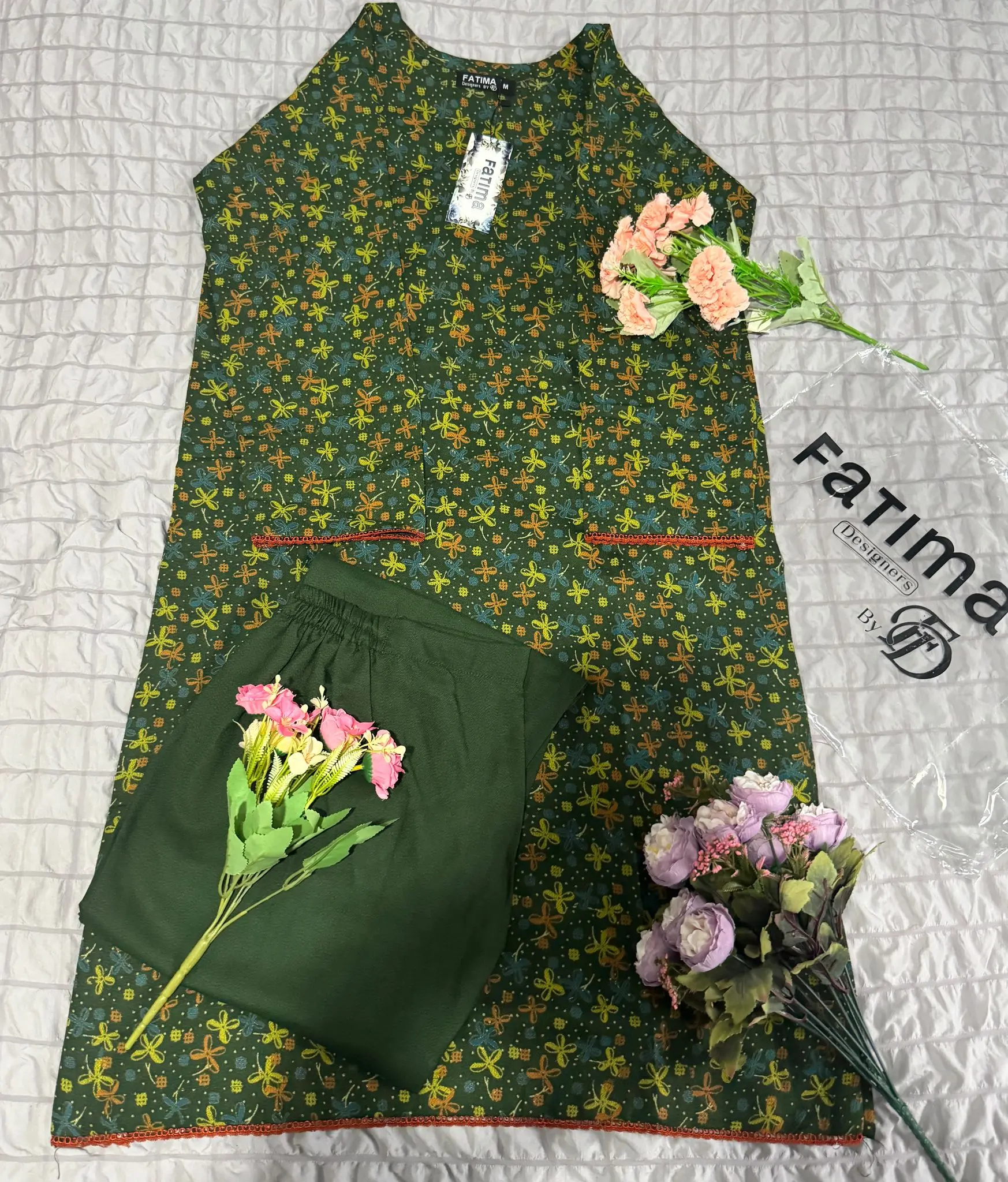 Readymade 2 Piece Fatima Designer Dhanak Digital Print Sequence 2pc Fancy Dhank Shirt With Matching Trouser Daman Bazo lace Border Matching Trouser Digital Print Long Sleeve Ethnic Shirt Matching Trouser Comfort Womenswear Casual Elegant Elegant Suit