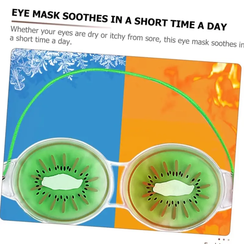 Eye Mask, Fruit Eye Mask, Relaxing Eye Mask, Skincare for Eyes, Self Care Eye Mask, Hot and Cold Eye Patches , Mix 1Pc All Skin Types All Skin Types All Skin Types Gel Calming Gentle Hydrate Comfort Soothing 3