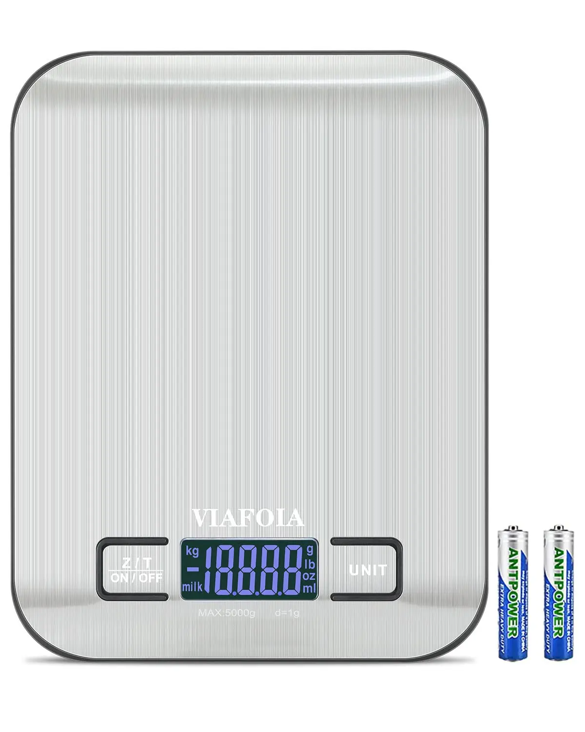 Digital Kitchen Scales, 5kg/11lb Professional Electronic Weighing Scales with LCD Display - Utensils, Measuring Measuring Utensils