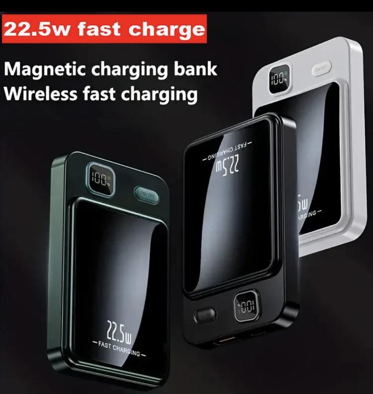 Magnetic Wireless 10000 mhA Power Bank For Magsafe Battery Pack For iPhone 3