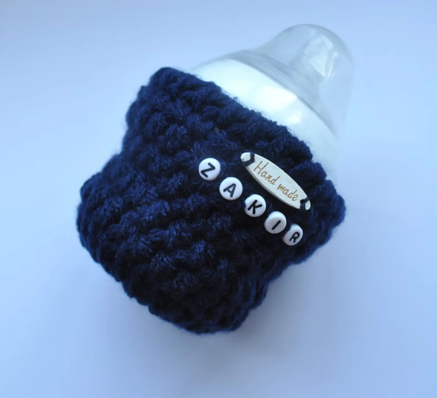 Personalised Crochet Baby Bottle Insulator