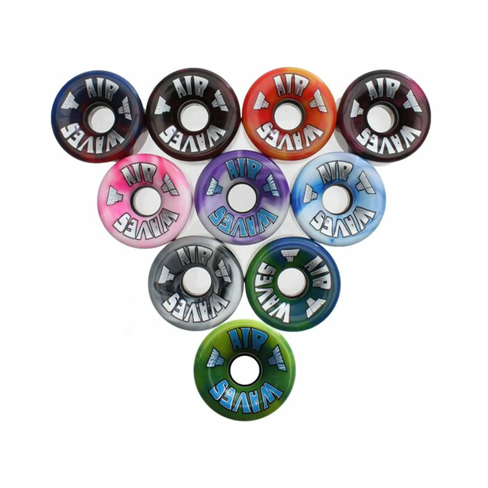 Air Waves Roller Skates Wheels 65mm 78A - Set of 8 rollerskate  products