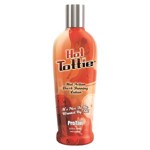 Pro Tan Hot Tottie  Hot Action Dark Tanning Lotion – No Bronzers best bed