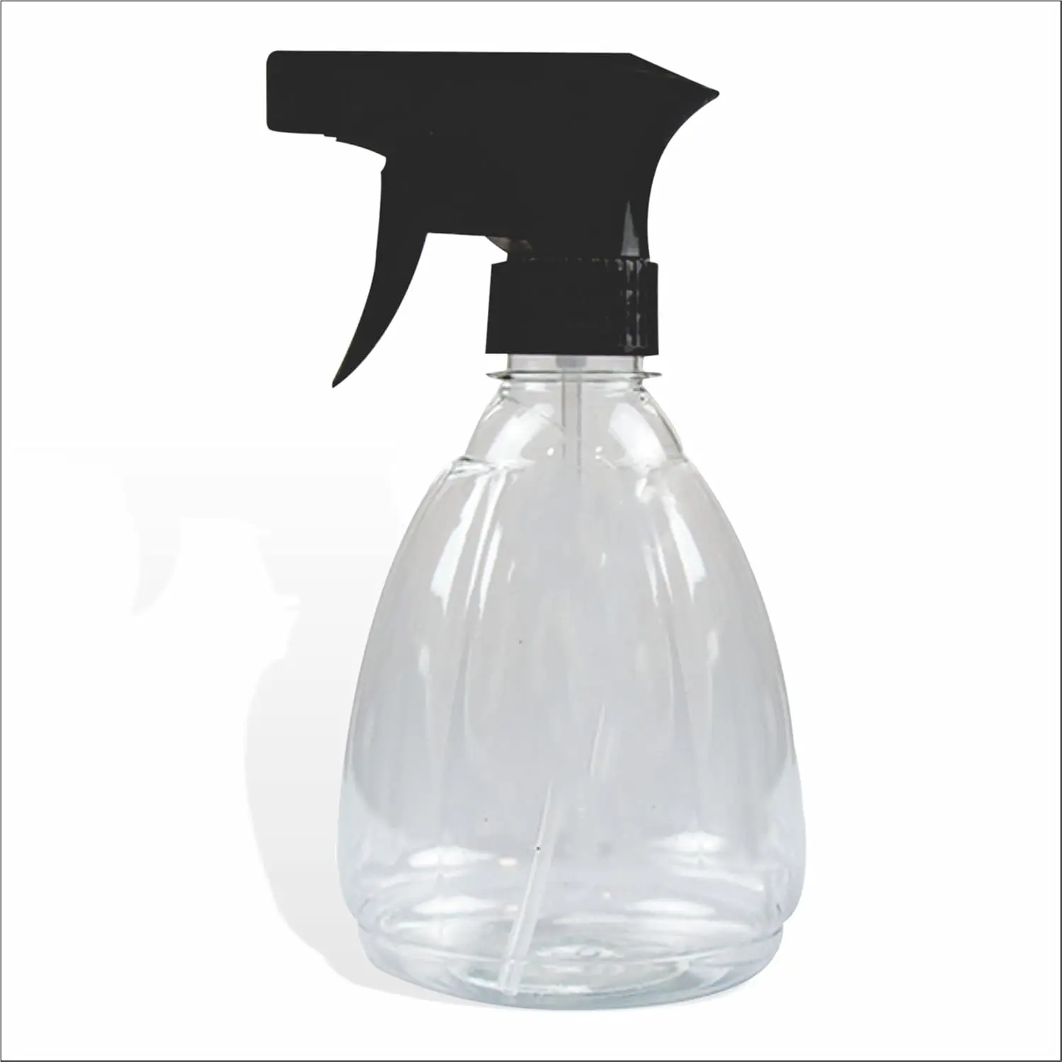 Empty Spray Bottle Plastic Bottles Essential Oil Gardening Trigger Sprayer Reusable Fine Mist Travel Party Barbershop Plant Mist Kitchen Bathroom Organic Cleaning Hair Salon 400ml (Clear) (Pack of 1)
