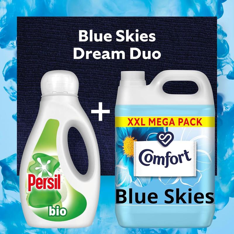 Comfort Blue Skies Fabric Conditioner with Stay Fresh technology for 100 days of freshness + fragrance* 160 washes (4.8 L) 2