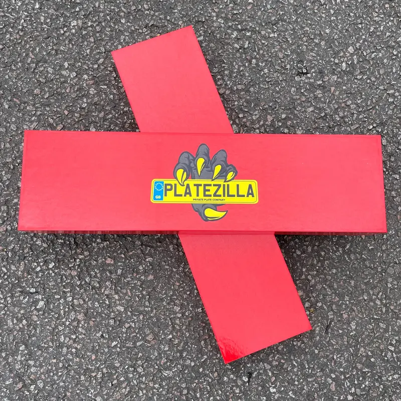 Luxury Number Plate Gift Box by PlateZilla - Holds 2 Plates, Standard/Gel/3D/4D/Short, Available with/without Logo, Next Day Delivery 4