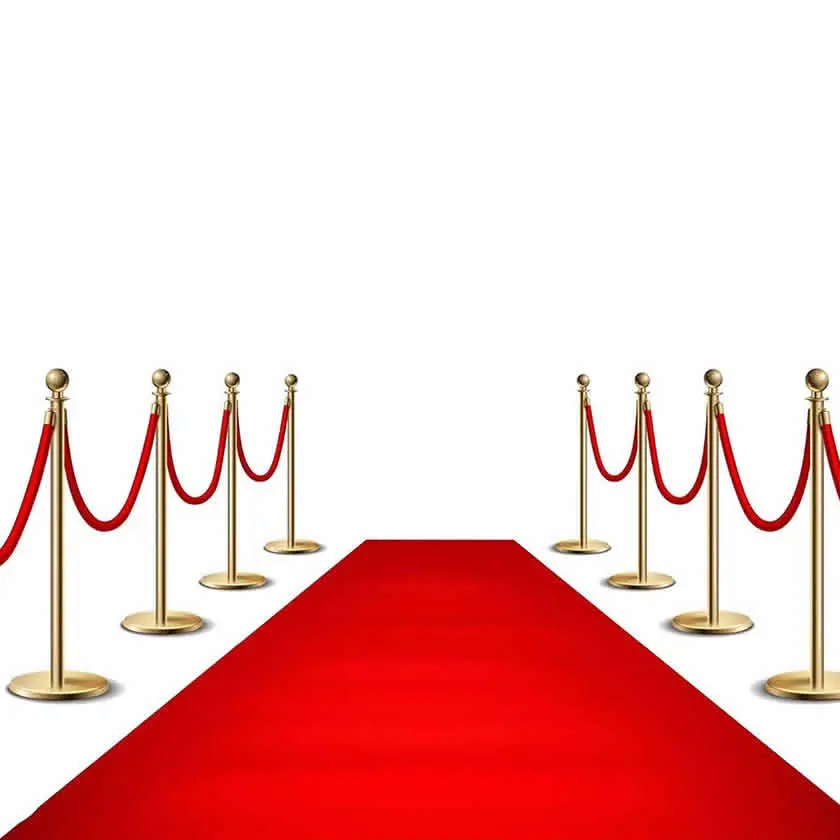 Premium Red Carpet for Weddings, Parties, Halloween Events and Romantic Celebrations - 2ft x 15ft - Secure Adhesive Backing - One-Time Use