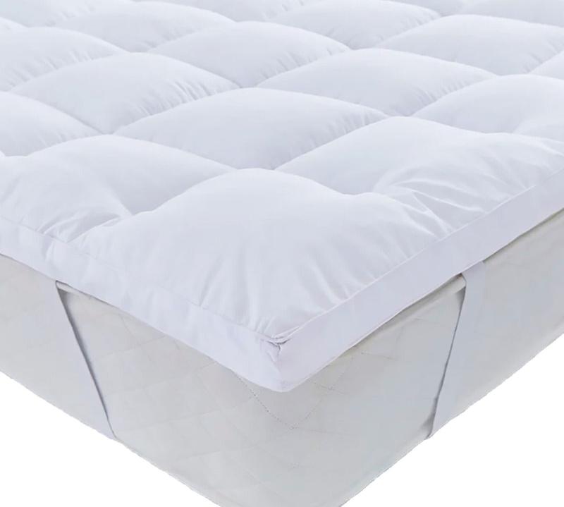 Mattress Topper 4 inch Thick 10cm Hotel Quality Luxury All Sizes Single Double King and Super King Cotton Washable 1