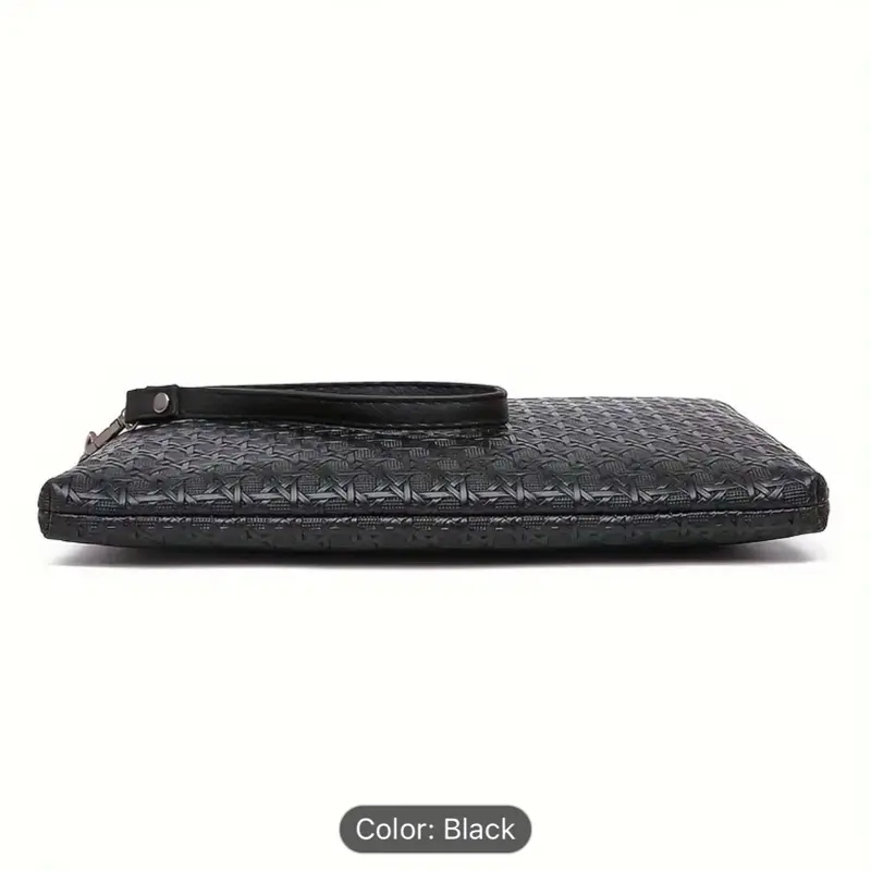 Men's Business Style Clutch for Daily Commute - Perfect for Phone, IPAD, Keys, and Coins 7
