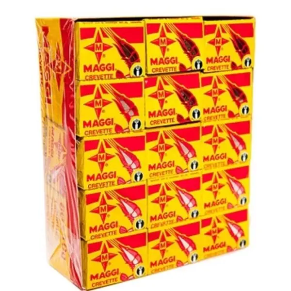 Maggie cubes ( crayfish and chicken flavor) Snack Crispy Taffy stock Crunchy