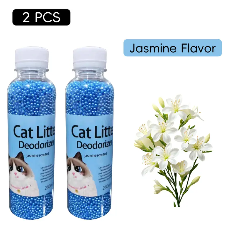 2 PCS Natural Plant-Based Pet Odor Eliminator & Litter Box Deodorizer Crystals - Fresh Scent for Cats, Cleaning, Environment 6