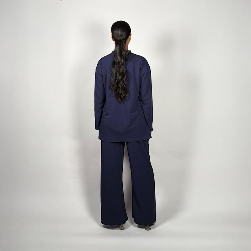 Product Introduction of kafti Ashgrove CoOrd Set - Women's Relaxed Fit Loungewear Crew Neck CoOrd Set with Trousers 20