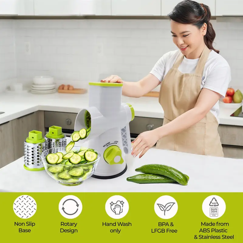 Top 3 Rotary Food Grater 1 Pack 1