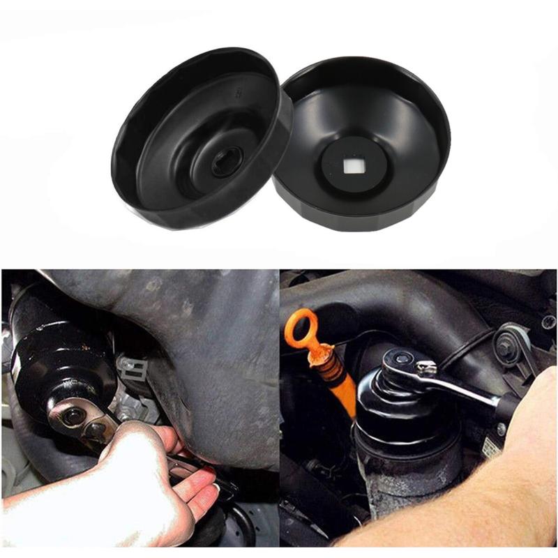 16x Oil Filter Wrench Set 1/2" to 3/8" Adaptor Cup Type Removal Tool Socket Kit 7