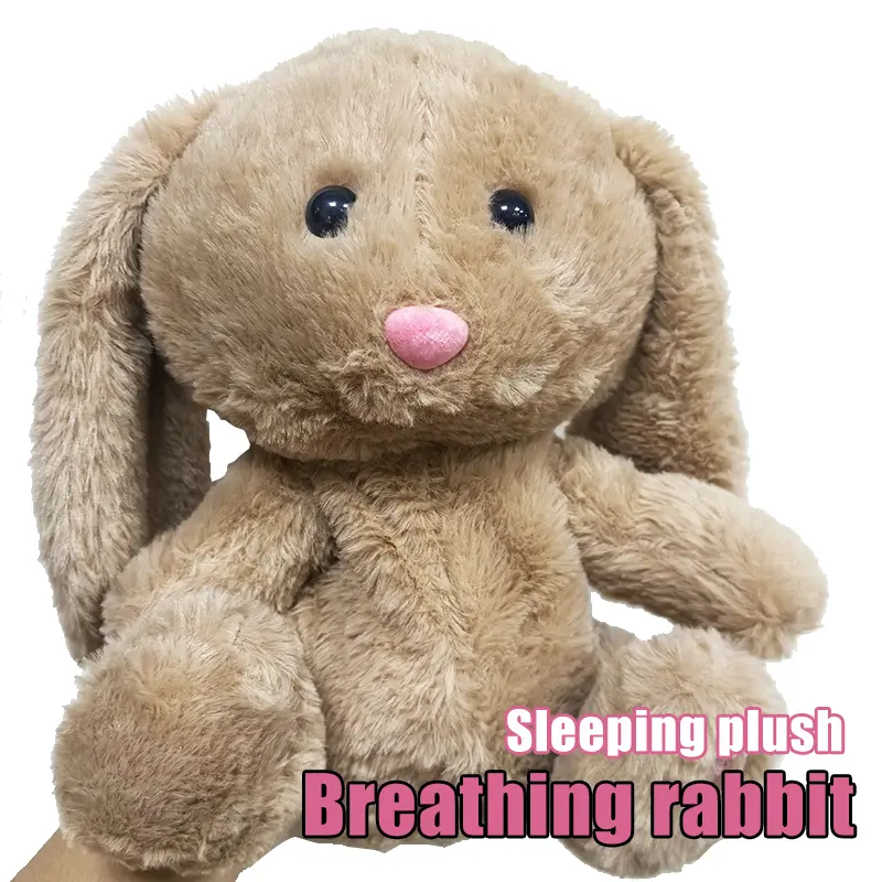 Breathing Rabbit Toy Baby Soothing Koala Plush Doll Baby Kids Soothing Music Baby Sleeping Companion Sound and Light Doll Toys 3