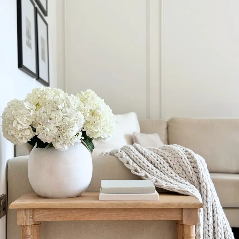 White Hydrangea Luxury Bouquet by Floralty - Farm Fresh Flowers for gifting - Plants, Fruit, gift ideas