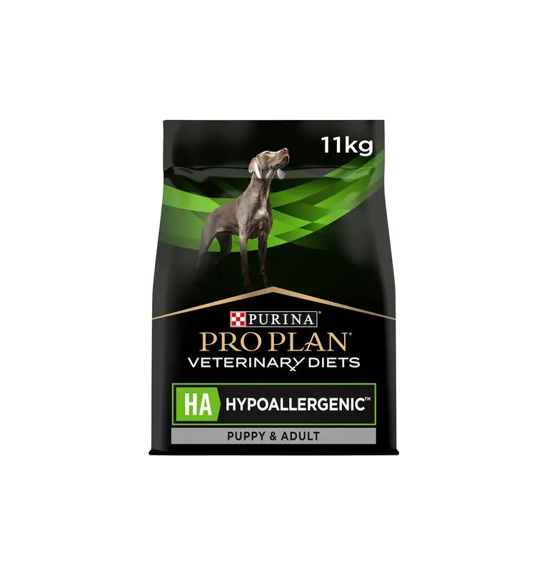PRO Plan Veterinary Diets HA Hypoallergenic Dry Dog Food 11kg - Hypoallergenic & Great for Dogs with Dermatitis 0