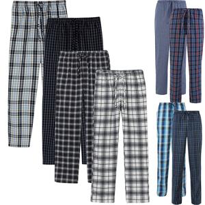Mens 2 Pack Pure Cotton Plain Jersey Stretch Pyjama Loungewear Trousers PJs Fabric Menswear Nightwear Pajamas Big Size Plus Size S M L XL 2XL 3XL 4XL 5XL Gifting
