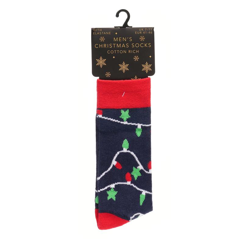 RJM Cotton Rich 1 Pair Christmas Socks Gift Present Stocking Filler Xmas Novelty 6
