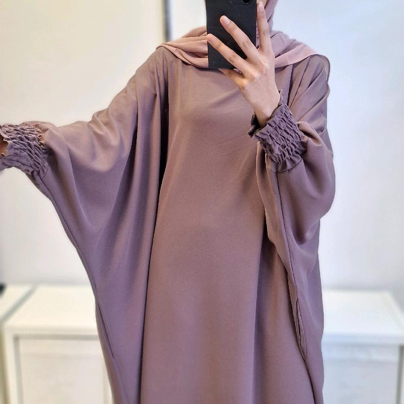 karima butterfly abaya Plain 3