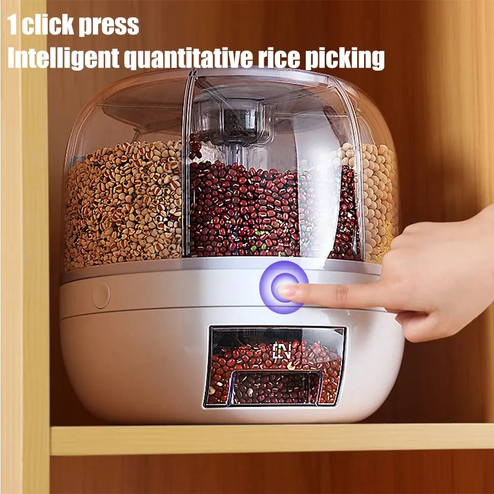 Grain rotating storage box Containers Dispenser