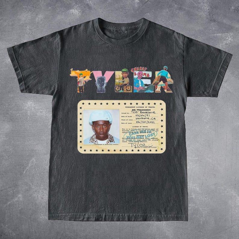 Tyler Tee, Vintage Creator Graphic Hip Hop, Rapper Fan Gift Vintage Unisex Shirt, Hip Hop 90s Graphic Shirt, Gift for Fans 0